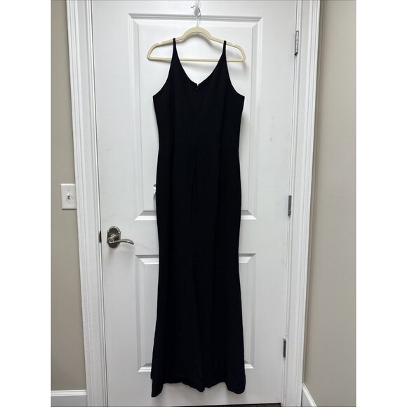 Dress the Population Size XXL Black Iris Slit Crepe Maxi Gown Cocktail Dress NWT - Picture 9 of 14